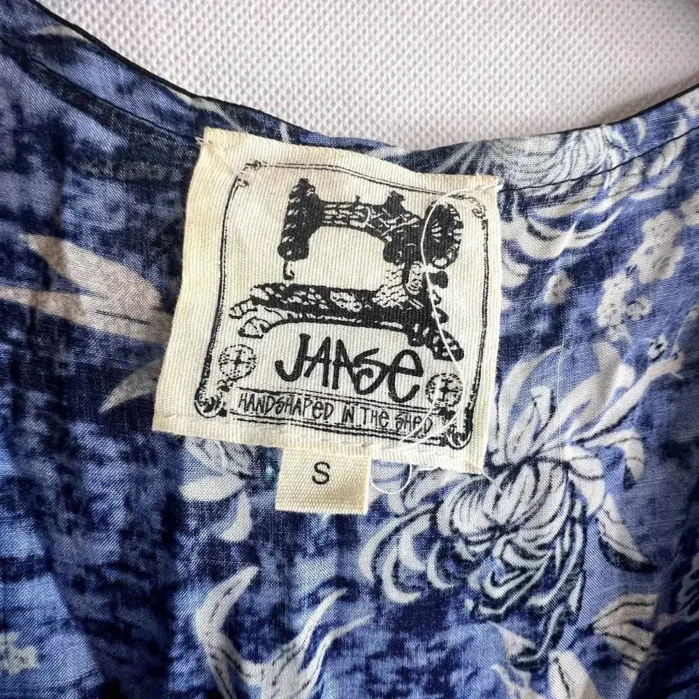Jaase Moonlight Blue Jessie Short Floral Dress‎ Size Small - Picture 10 of 13